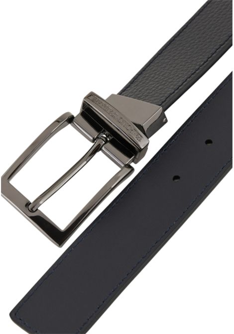 Cintura reversibile in pelle stampa palmellata EMPORIO ARMANI | Cinture | Y4S195 YLO8J80742